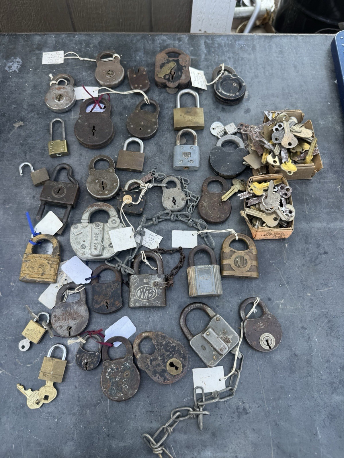 Antique/Vintage Padlock Lot