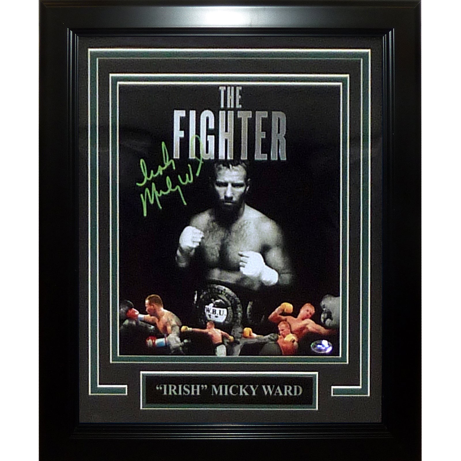 Micky Ward Irish Autographed Boxing Deluxe Framed 8x10 Photo \ Micky Ward Irish Autographed Boxing Deluxe Framed 8x10 Photo \