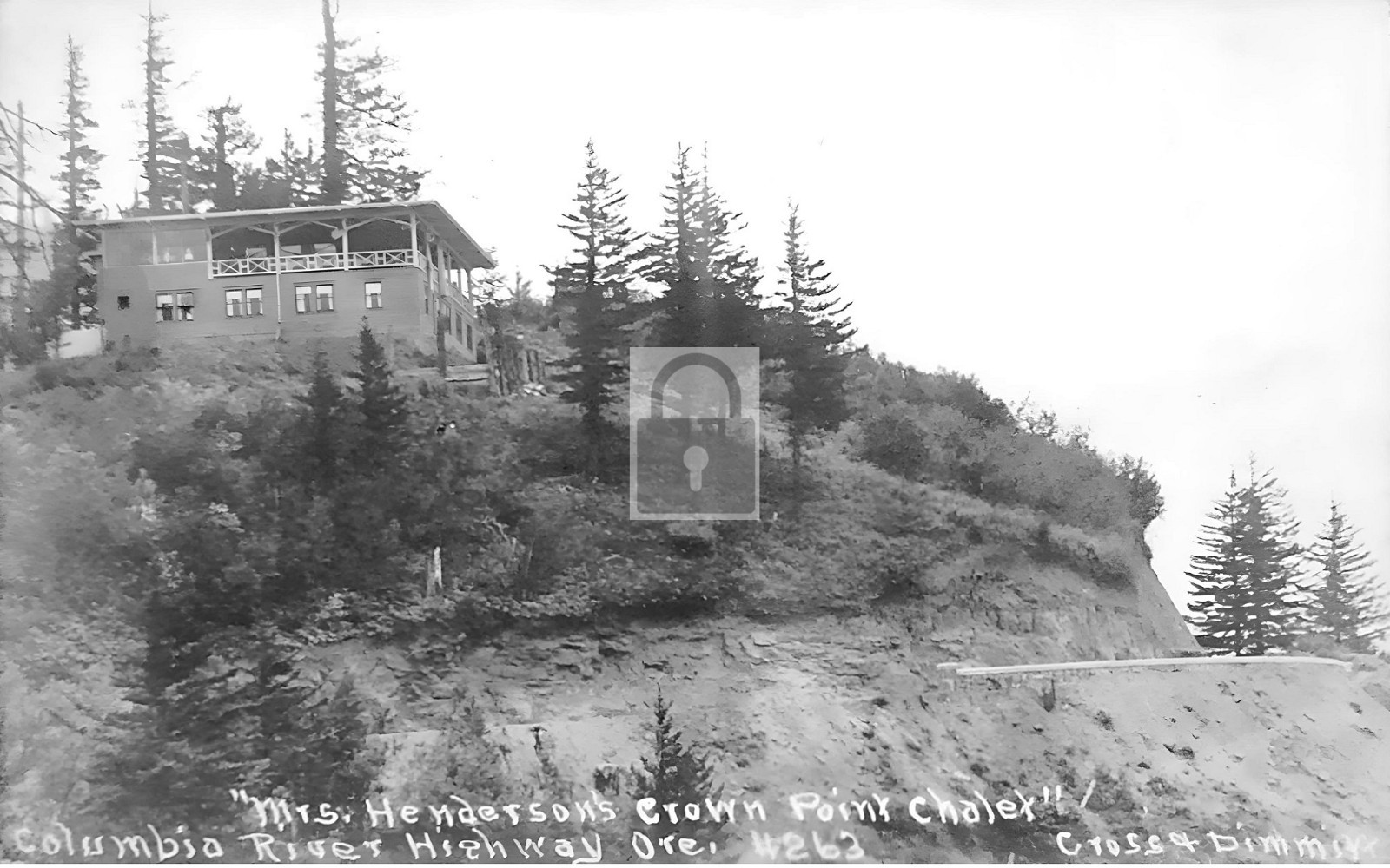 Crown Point Chalet Columbia River Highway Oregon OR - Reprint