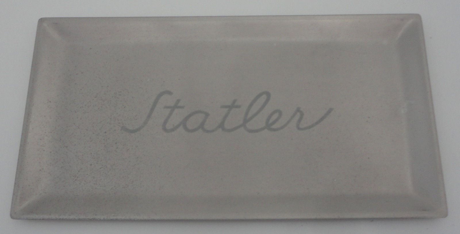 Vintage Statler Hotel Metal Change Wallet Keys Valet Tray