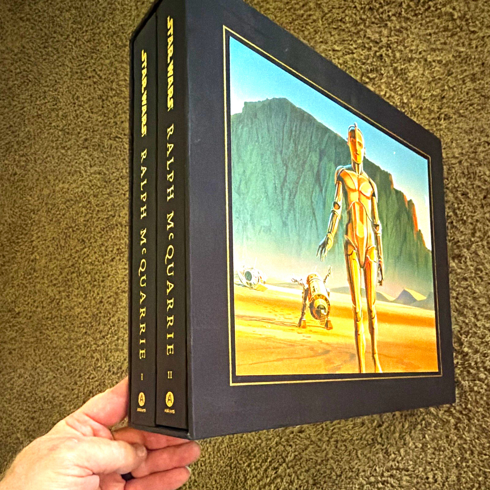 Abrams Star Wars Ralph McQuarrie 2-Volume Slipcase Set w/ Art Prints