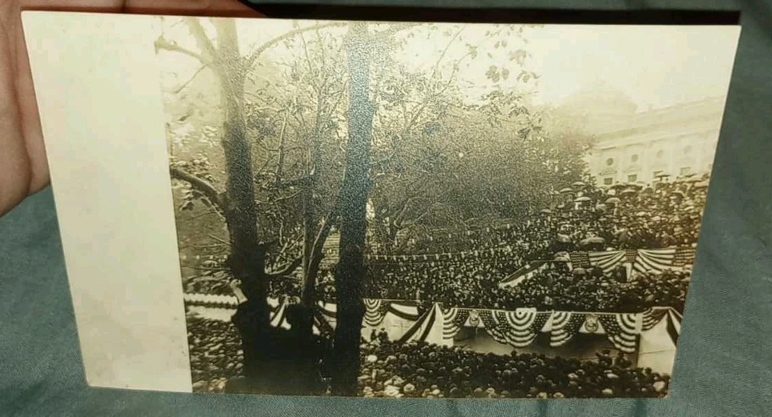1906 RPPC Theodore Roosevelt Pennsylvania Capitol Dedication Harrisburg PA Mint