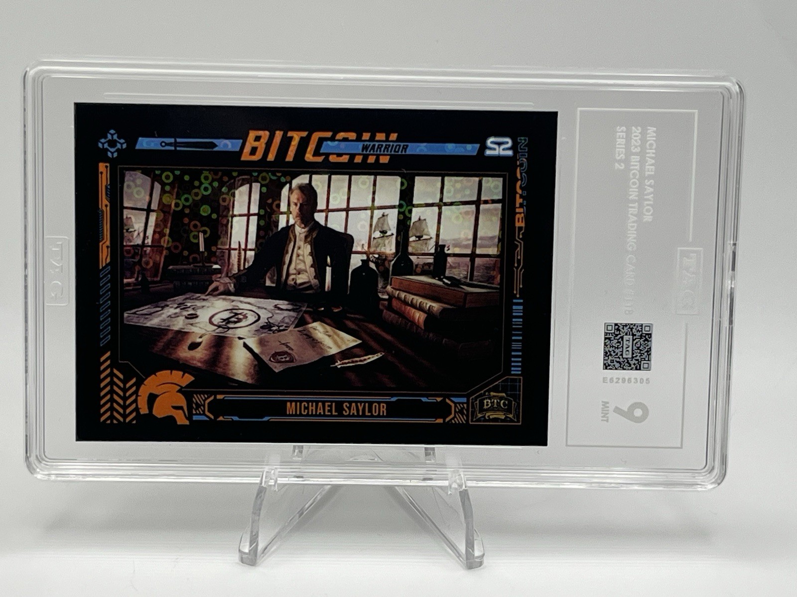 2023 Bitcoin Trading Card #118 Michael Saylor /500