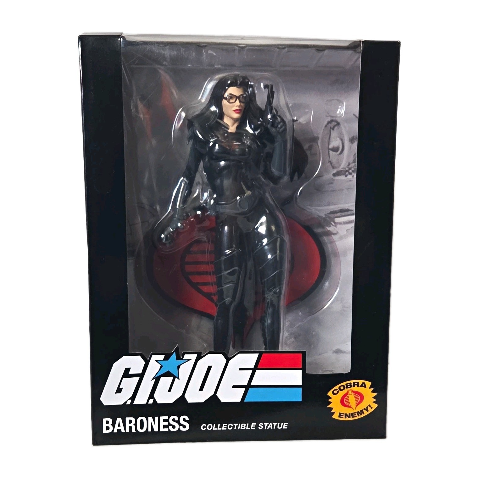 UNOPENED GI JOE Cobra Enemy Baroness Collectible Statue Hasbro PCS