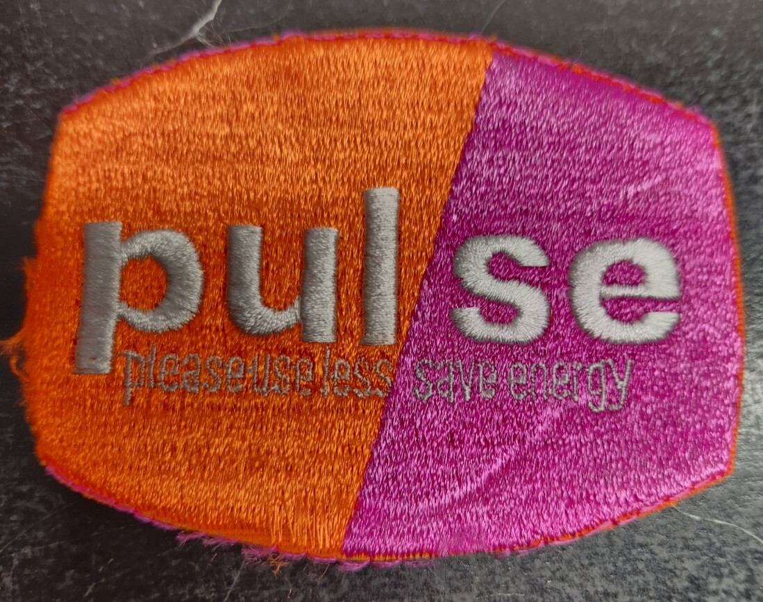 Vintage Pulse Sew-On Patch -  4 Inches