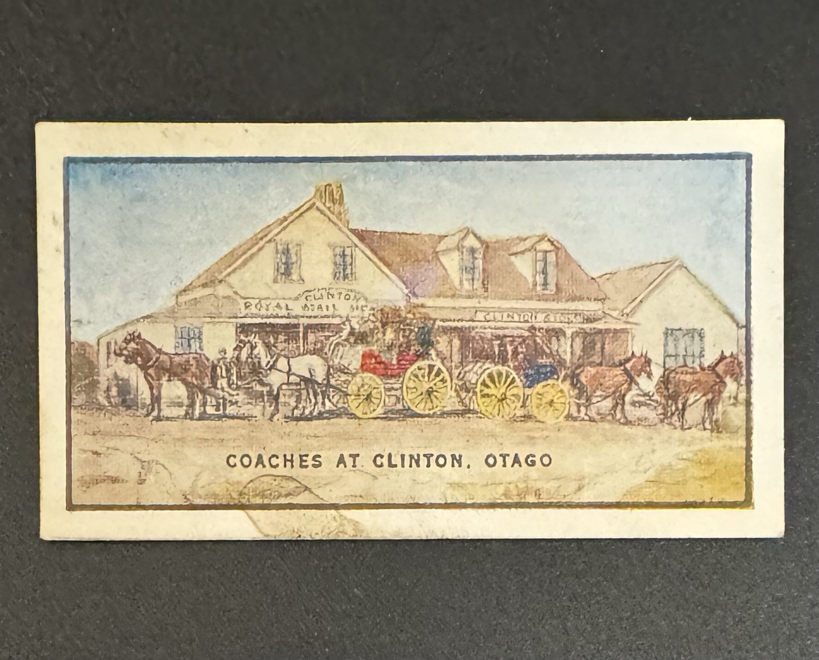 Clinton 1925 W.D. & H.O. Wills Coaches and Coaching Days Tobacco Card #26