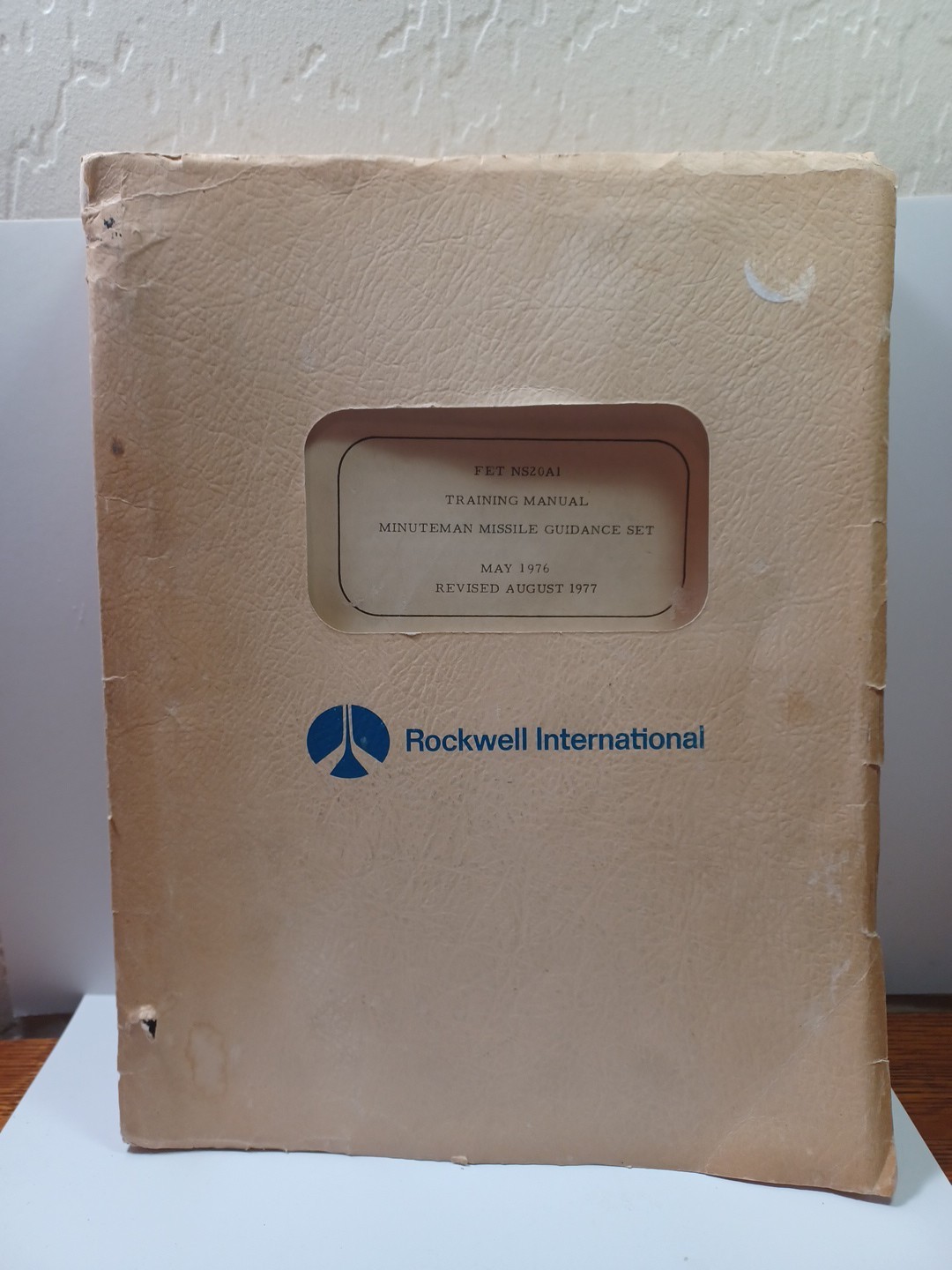1977 Revised Rockwell Training Manual Minuteman Guidance Set Book JRR49
