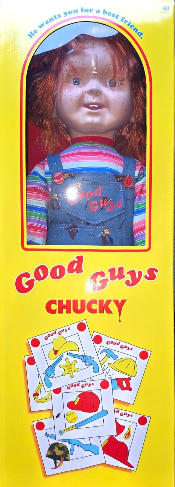 NEW Spirit Halloween Chucky Good Guys Figure  Unopened Very Rare 30 inch tall