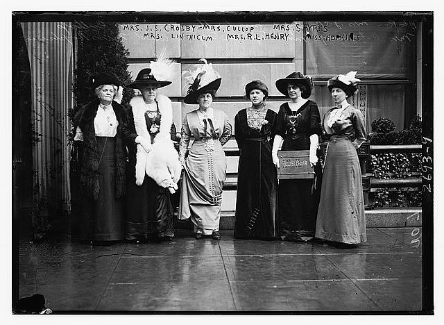 Washington DC 1912 Nellie Crosby Nettie Cullop WNDL Women Group Photo