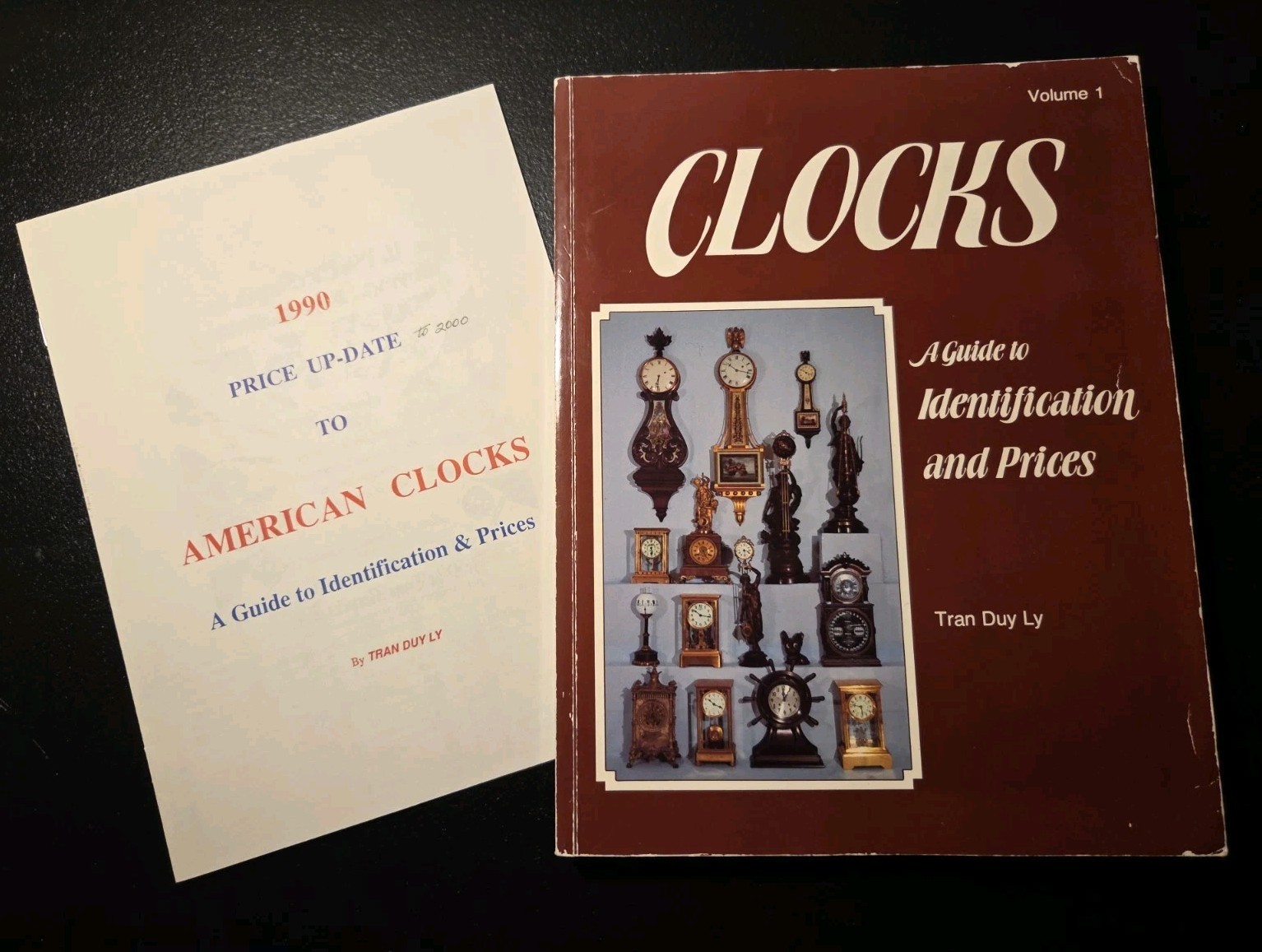 Clocks A Guide To Identification & Prices Volume 1 by Tran Duy Ly 1984 w/ update Clocks A Guide To Identification & Prices Volume 1 by Tran Duy Ly 1984 w/ update