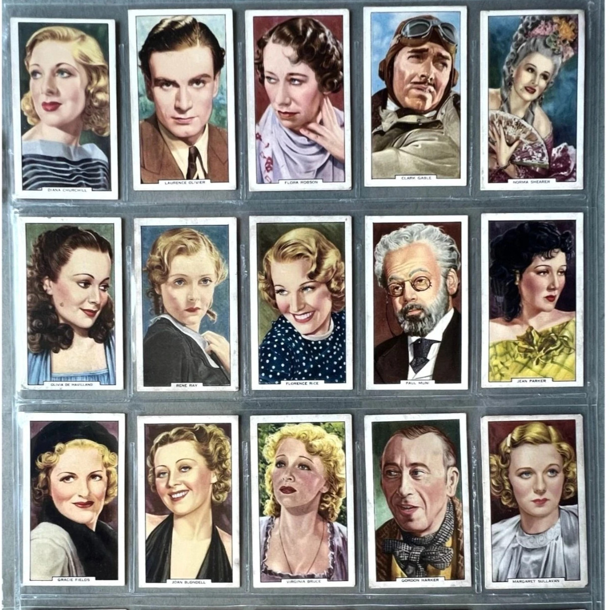 1939 GALLAHER LTD. MY FAVORITE PART 48 DIFFERENT TOBACCO CARD SET