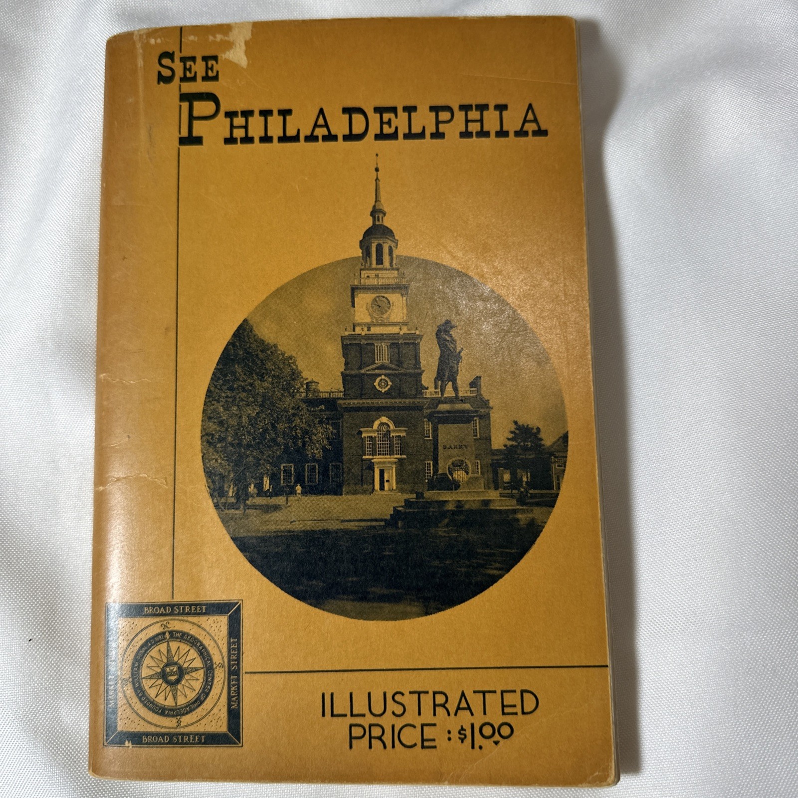 1953 - SEE PHILADELPHIA Book Joseph A McGuckin 132-page SC with vtg photos & ads