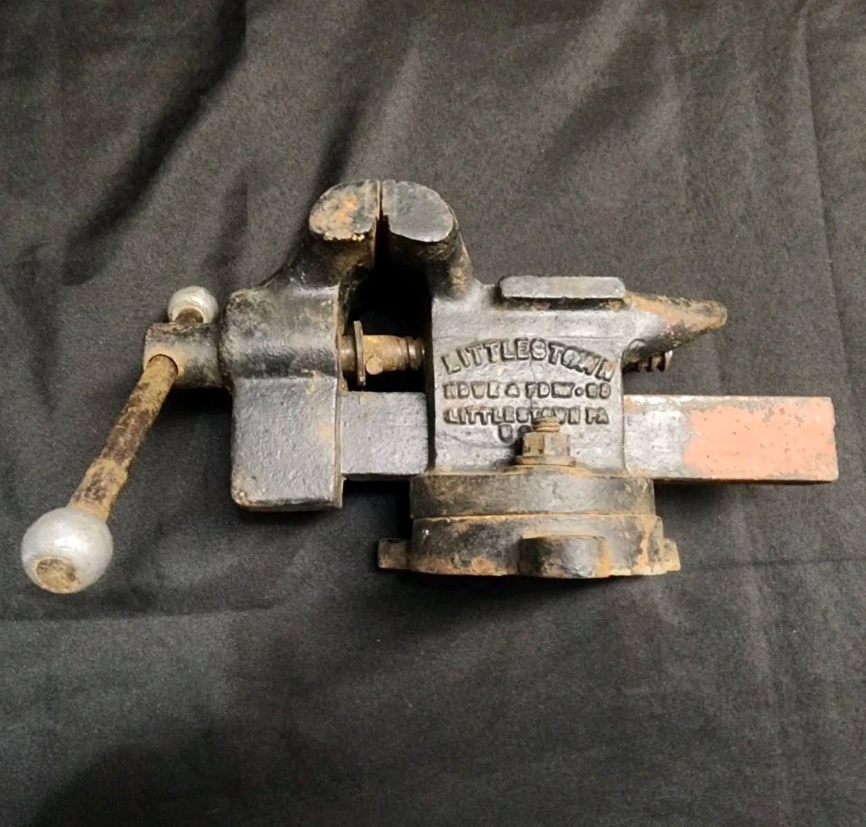 Vintage Littlestown 112 Bench Vise 3 1/2 Vintage Littlestown 112 Bench Vise 3 1/2
