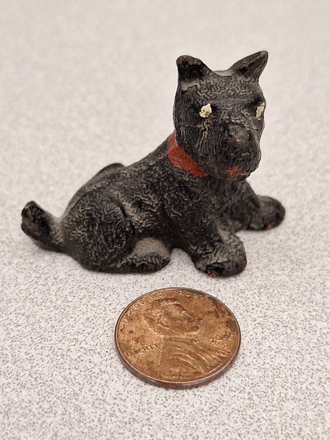 Dog Figurine Cast Metal Scotty Dog Terrier