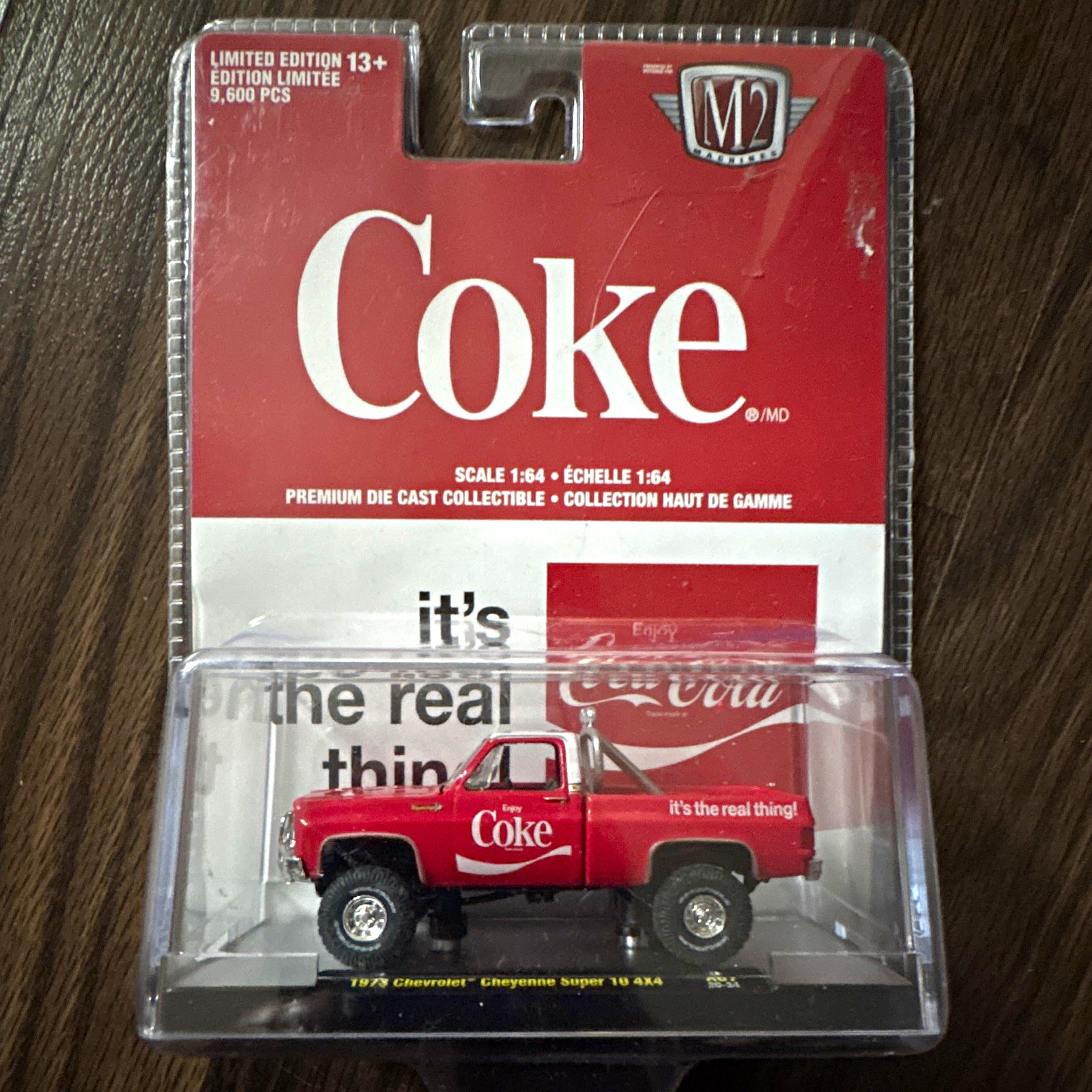 Coca-Cola 1973 Chevrolet Cheyenne Super 10 4x4 Diecast Truck Repro Red/White