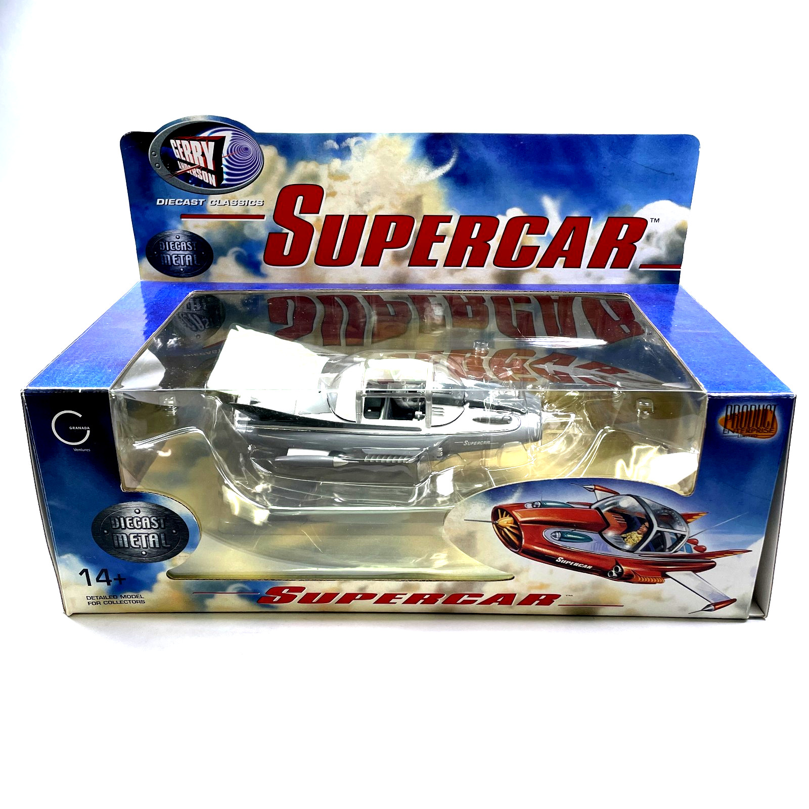 Gerry Anderson Supercar Diecast Model 2005 Product Enterprise Limited Gray