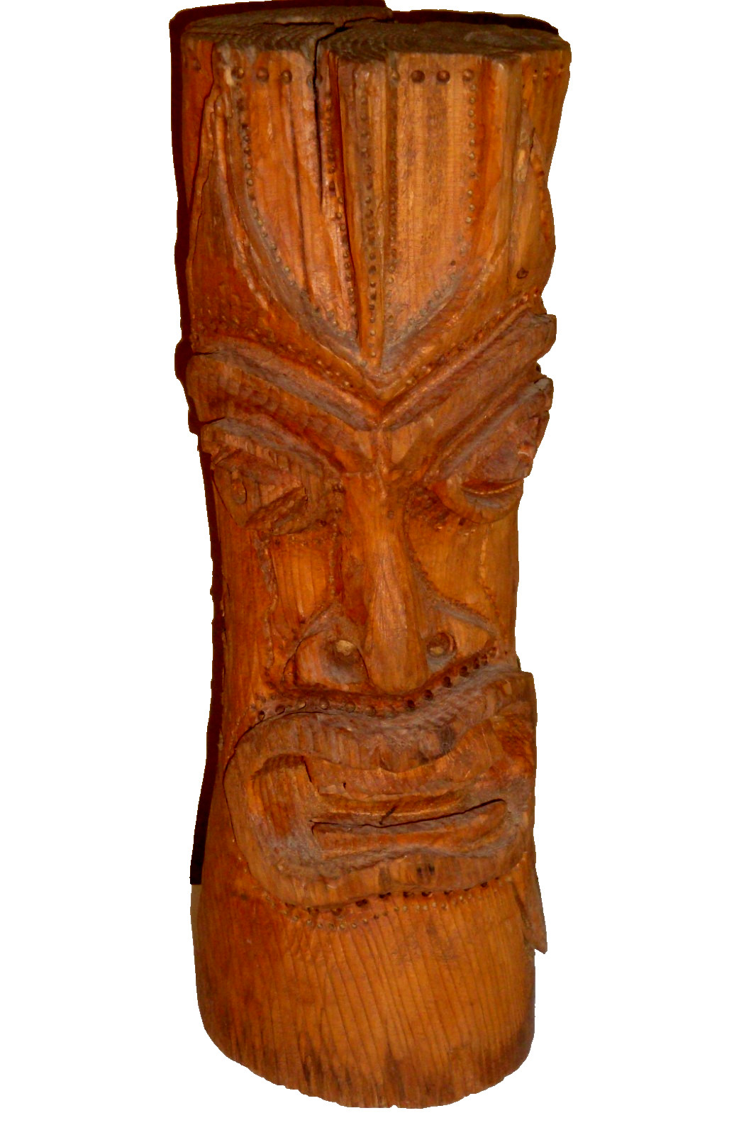 Vintage Carved Hawaiian Tiki God