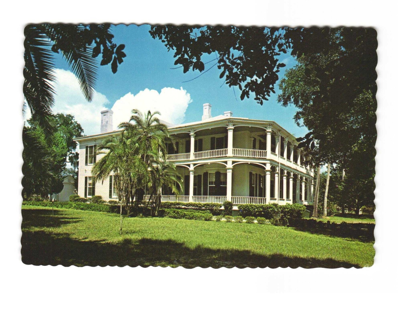DeBary mansion DeBary FL Debary Hall vintage postcard Unposted