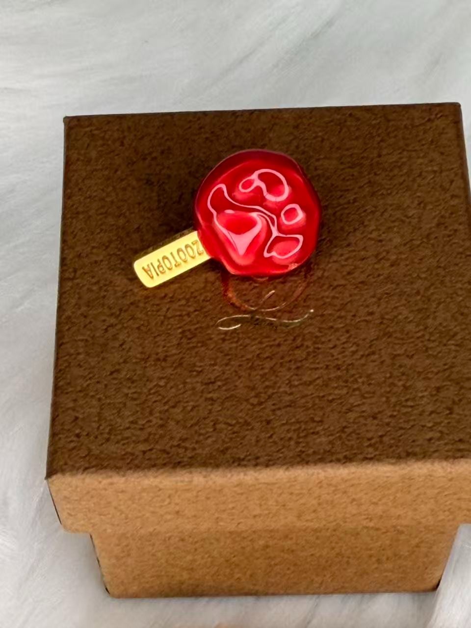 Q-pot × Disney Zootopia Pawpsicle Earring – BNWT – Limited Edition – Rare Japan