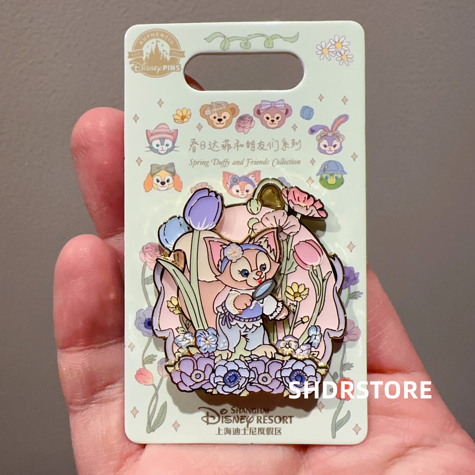 Disney authentic 2024 spring Linabell Pin disneyland exclusive