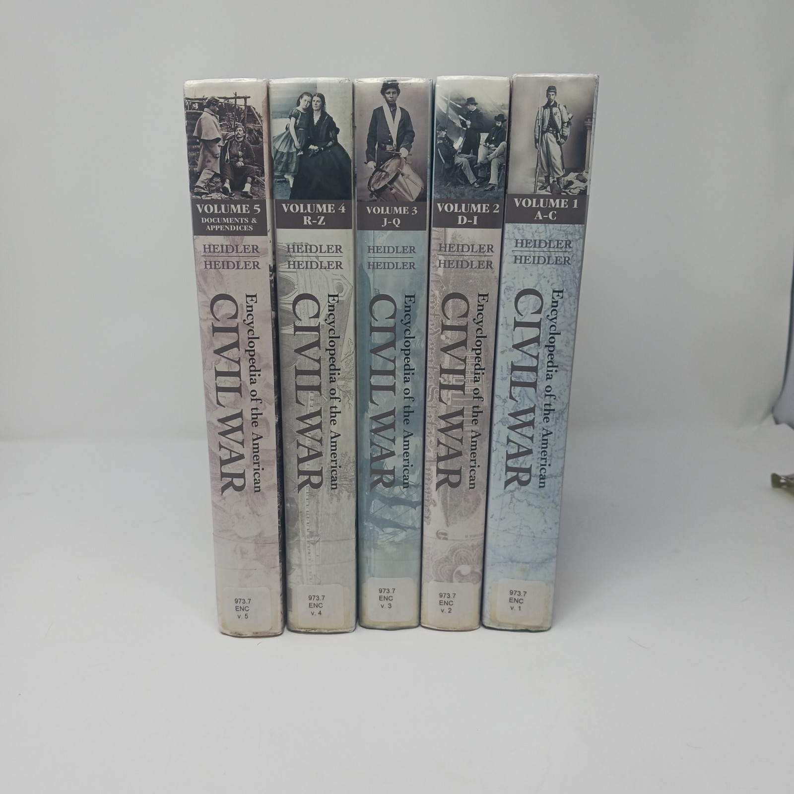 Encloypedia of the American Civil War-Volumes 1-Volume 5 Ex Library READ DES