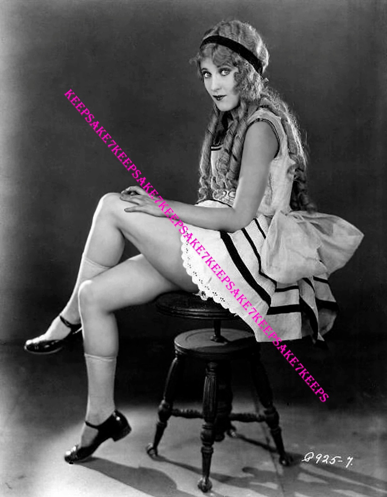 CUTE 1920s-1930s ACTRESS FRANCES LEE  SHORT DRESS NICE THIGHS LARGE PHOTO A-FL