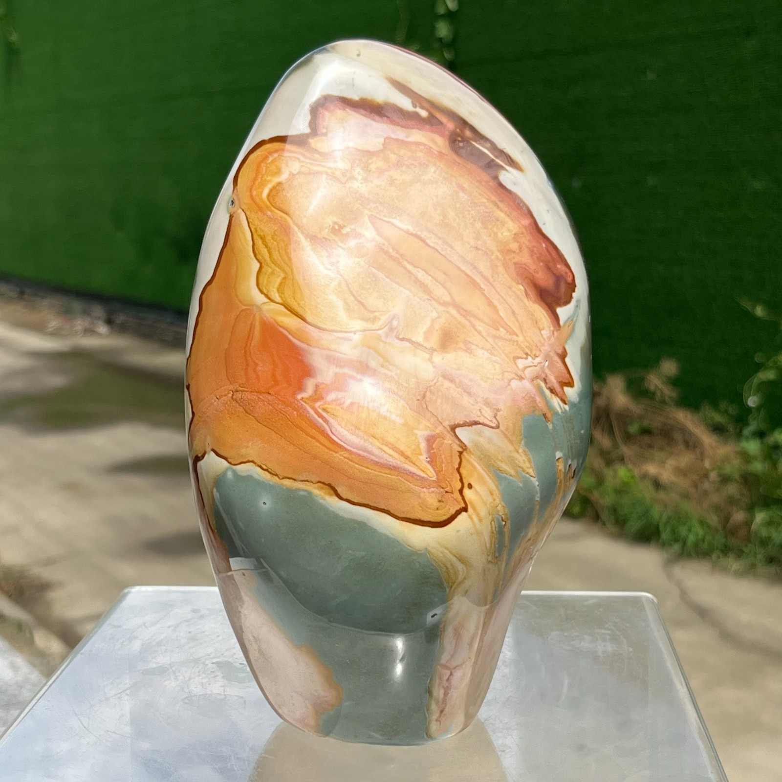 1949g Gorgeous Natural Polychrome Ocean Jasper Freeform Crystal Reiki Healing