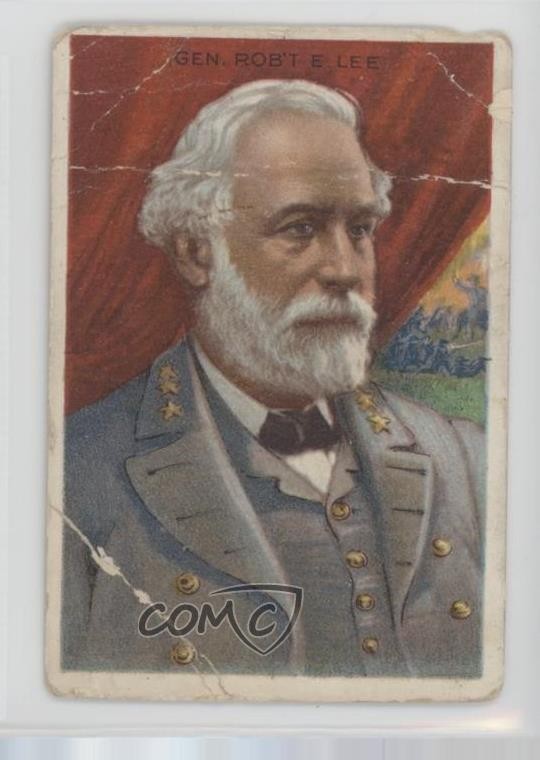 1911 ATC Heroes of History Tobacco T68 Royal Bengals Back Robert E Lee 04le