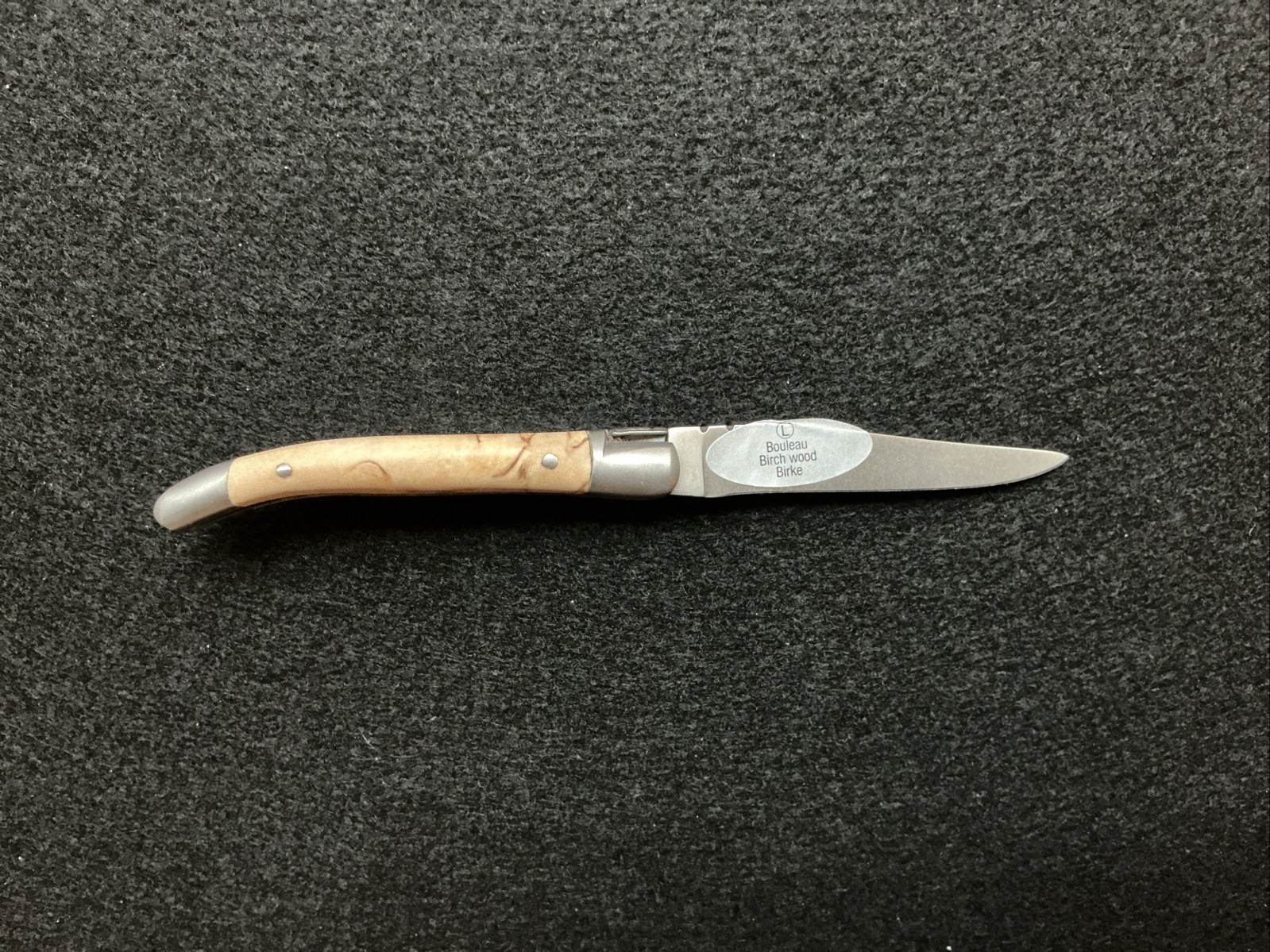 Laguiole Folding Pocketknife Birch Wood Handle France New Brown $$REDUCED Laguiole Folding Pocketknife Birch Wood Handle France New Brown $$REDUCED