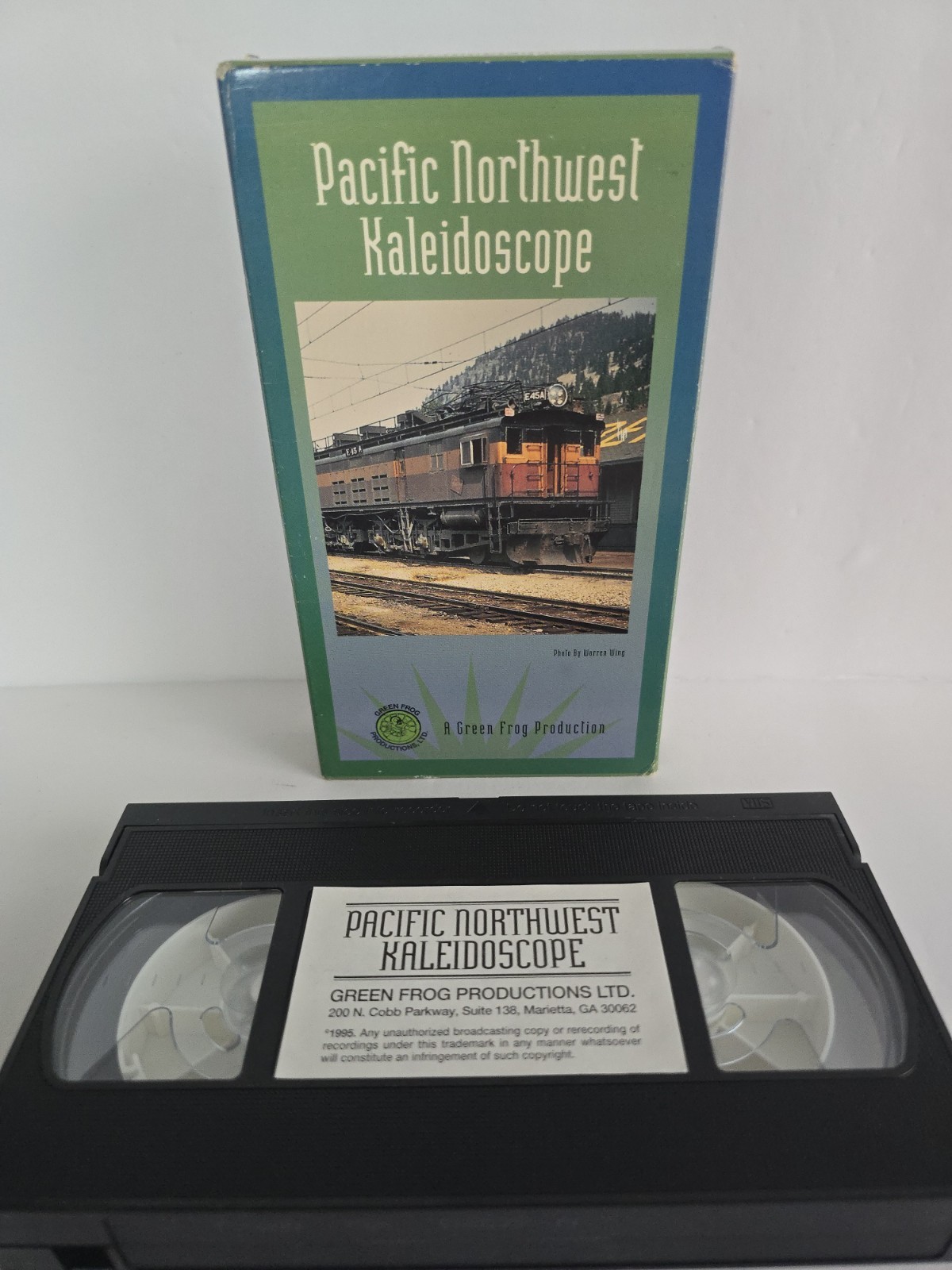 Pacific Northwest Kaleidoscope VHS Green Frog Milwaukee Road GN NP UP Train Vide