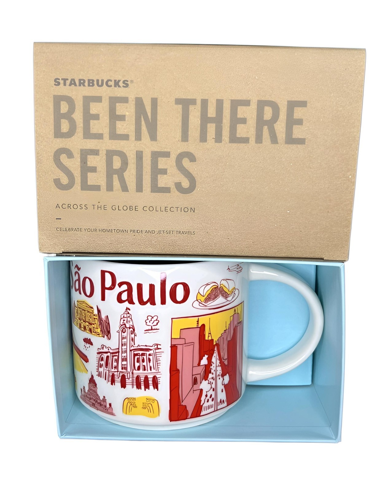 Starbucks Sao Paulo Brazil Been There Series Collection 14oz Coffee Tea Mug Cup