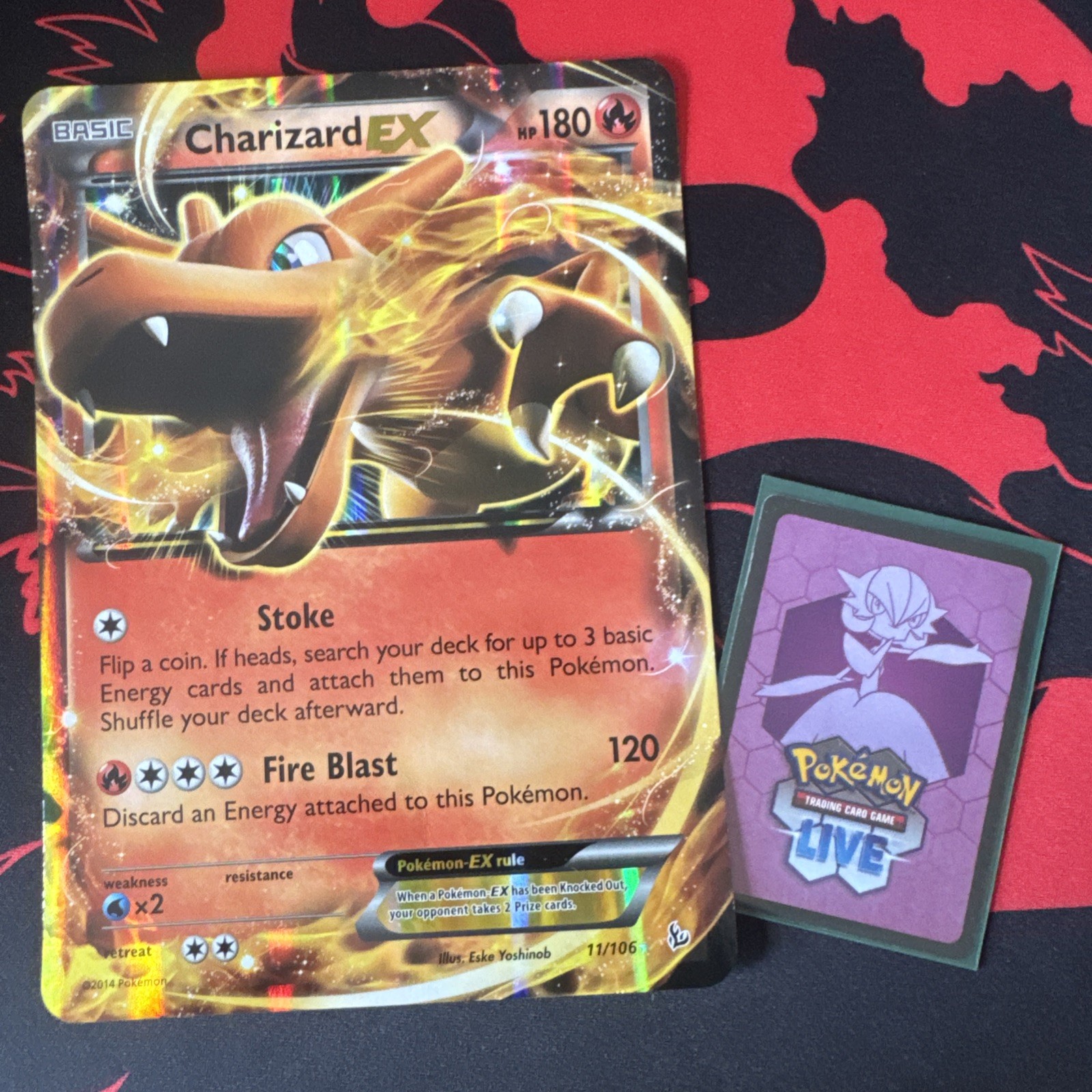 Charizard EX - 11/106 - Jumbo - Flashfire - Ultra Rare Holo 2014 - Pokemon TCG
