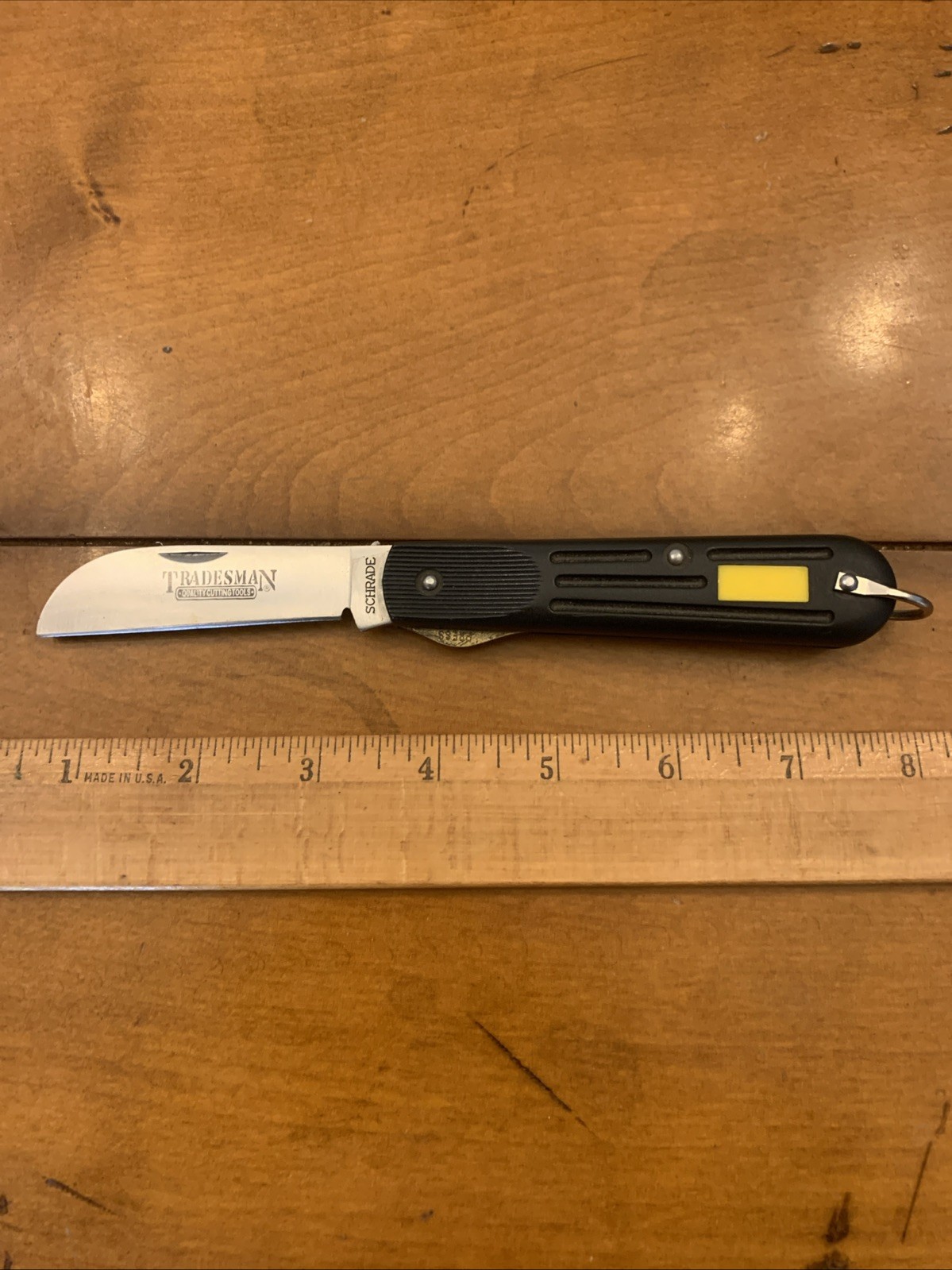 Vintage Schrade Tradesman Sheepsfoot Folding Knife 