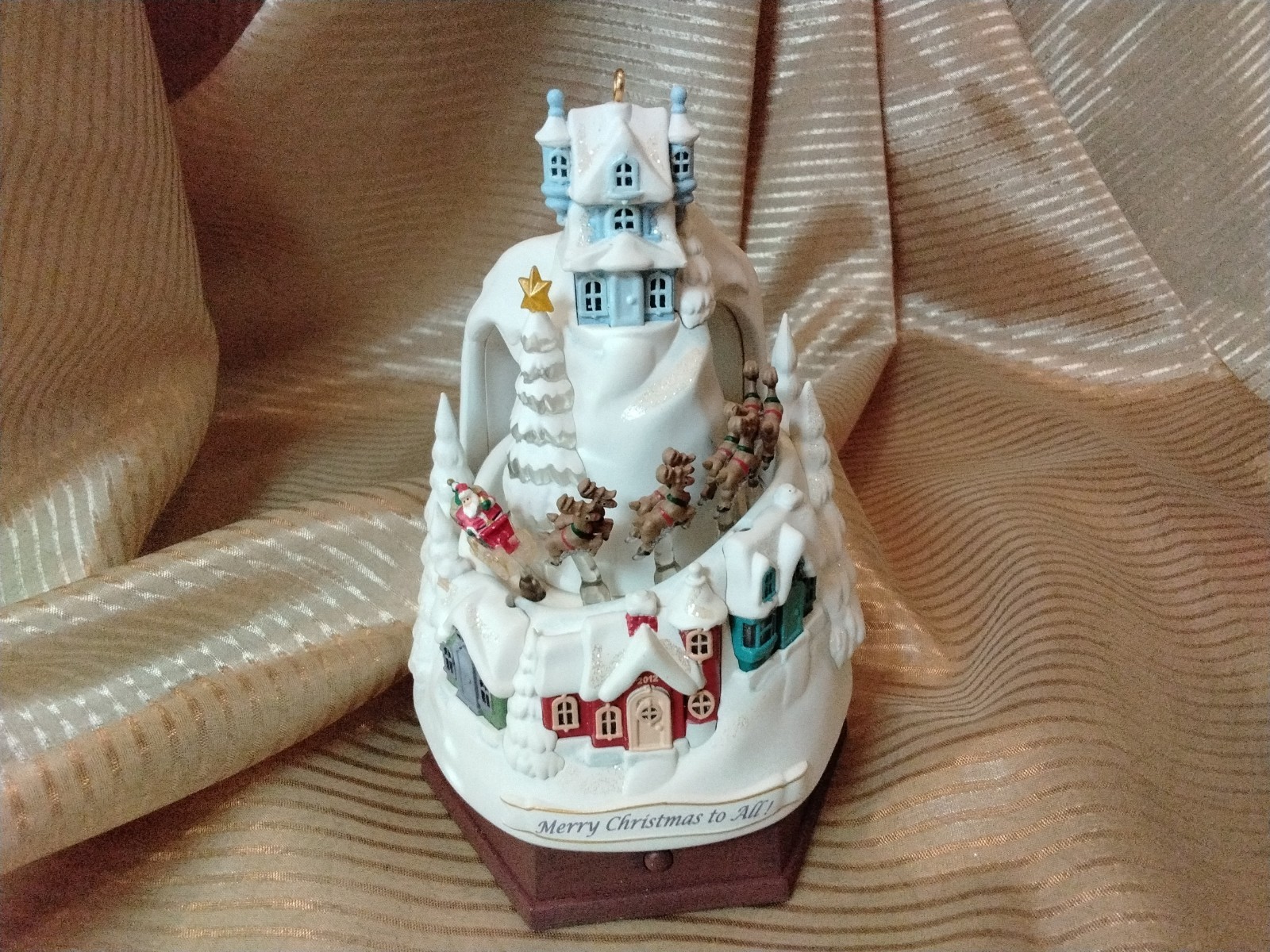 2012 Hallmark Keepsake Merry Christmas To All Holiday Ornament Works 2012 Hallmark Keepsake Merry Christmas To All Holiday Ornament Works