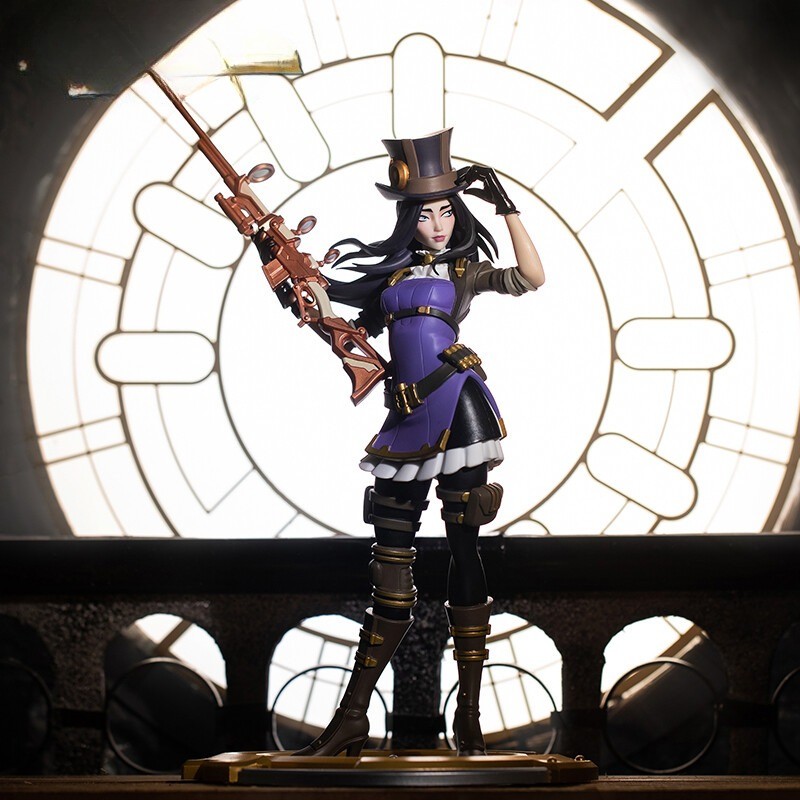 League of Legends LOL Caitlyn Kiramman Statue Figure Model Sheriff of Piltover