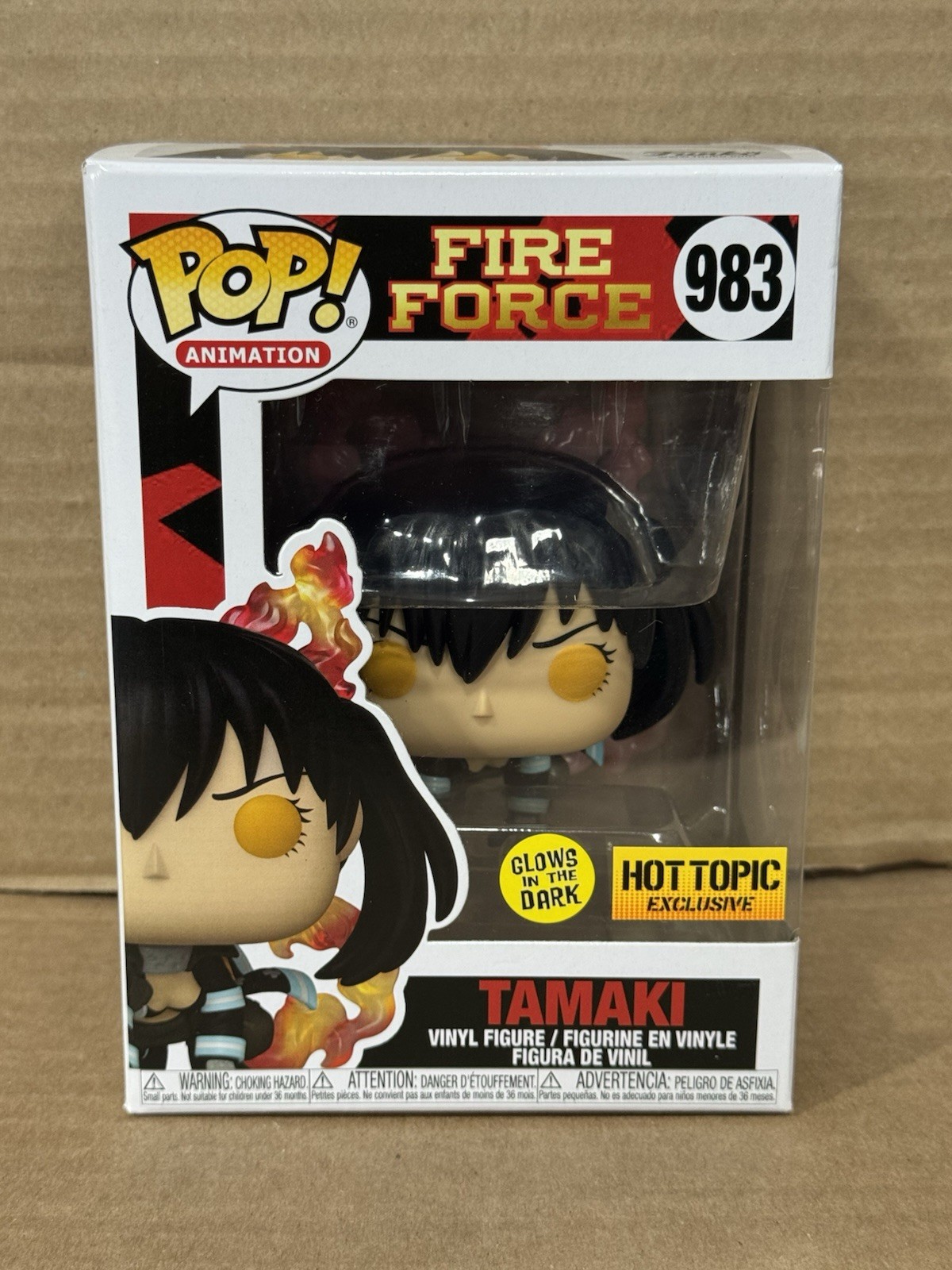 Funko Pop Vinyl: Fire Force - Tamaki (Glows in the Dark) - Hot Topic Funko Pop Vinyl: Fire Force - Tamaki (Glows in the Dark) - Hot Topic