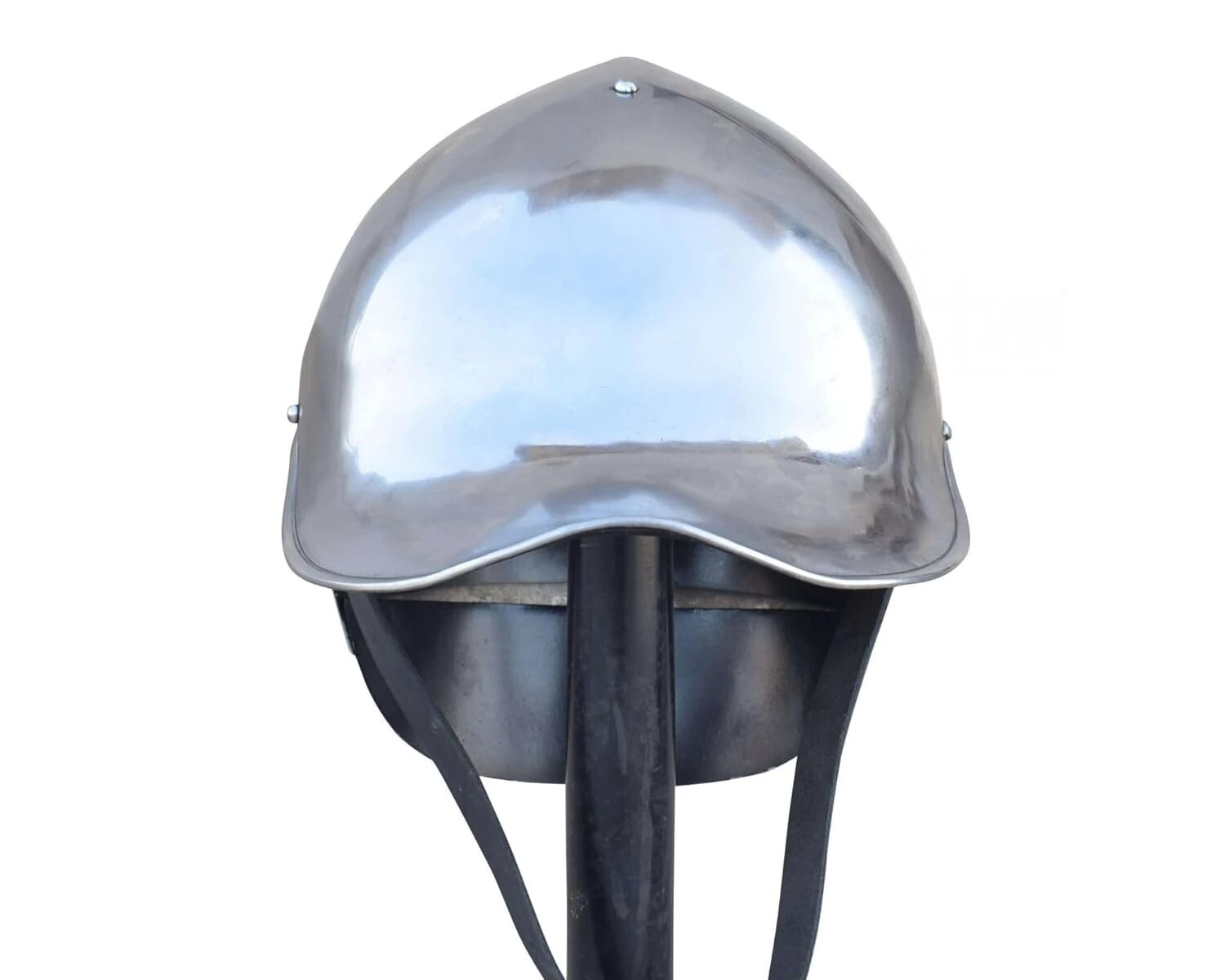 Medieval Gallowglass Helmet – 18G Steel Irish Warrior Armor, Adult Size.