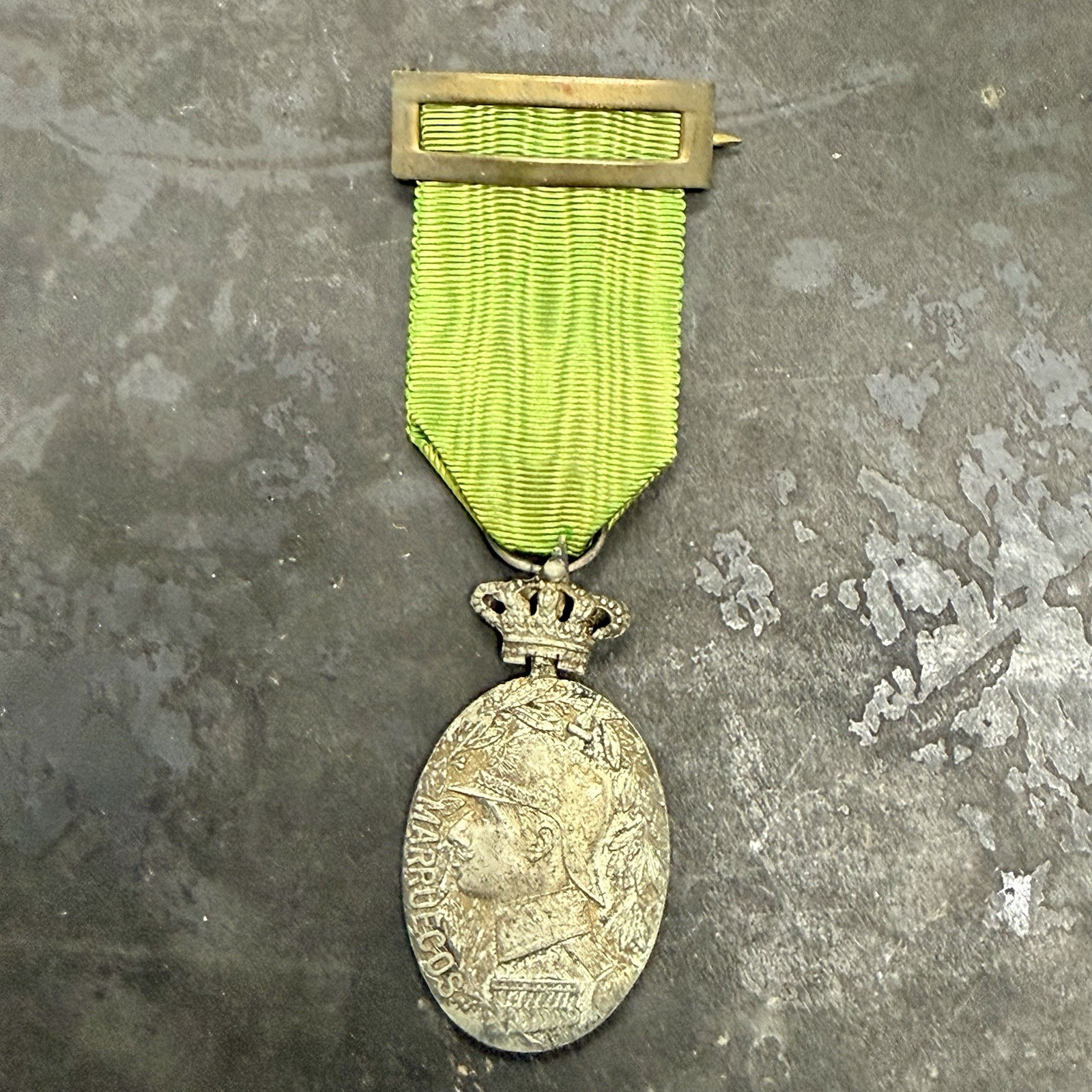 WW1 Spanish 1915 Campaign In Morroco Officers Medal