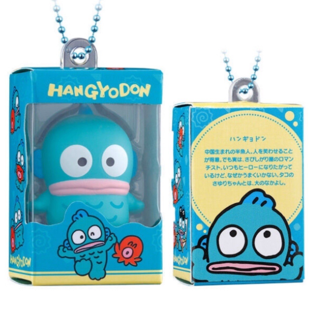 Bandai Candy Toy Sanrio Characters Figure Package Miniature Charm Hangyodon