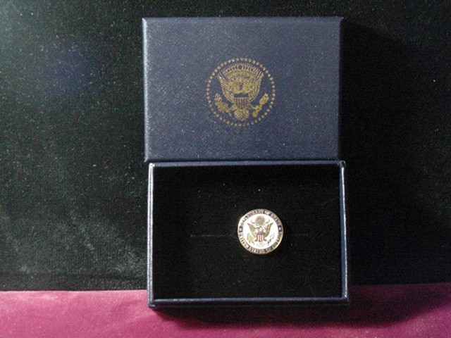 U S Department of State Lapel Pin DOS -Color Seal-  in US