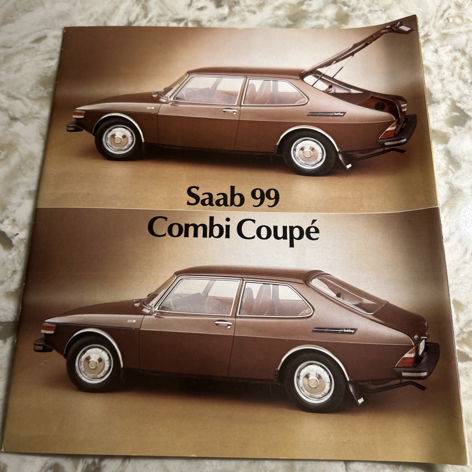 Original 1974 Saab 99 WagonBack Sedan Sales Brochure 74