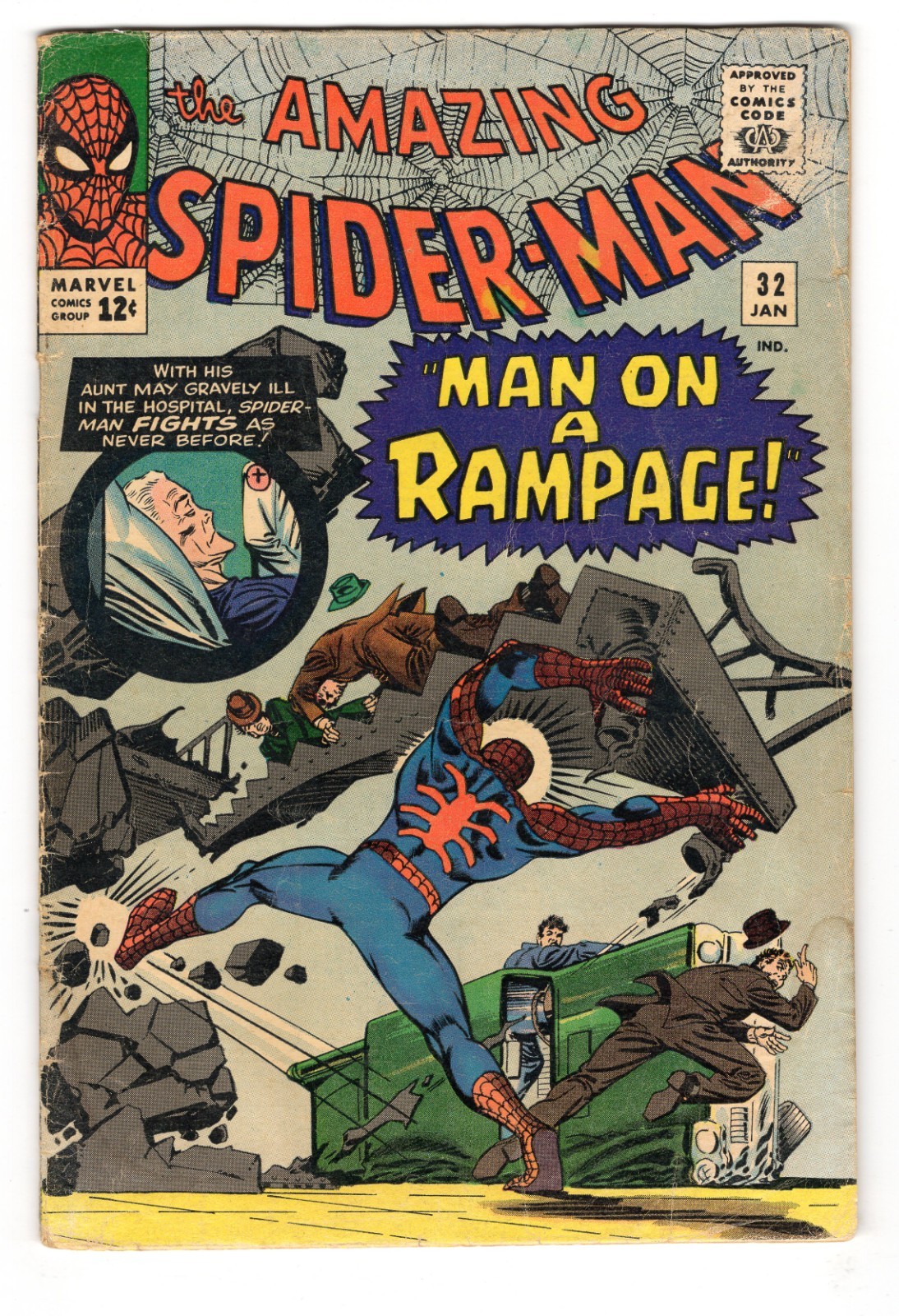 Amazing Spider-Man 32 1966 Marvel Comics G/VG 3.0 Curt Connors Doctor Octopus