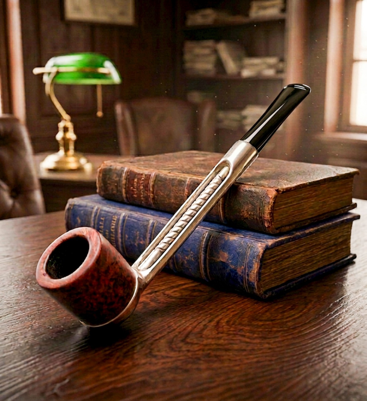 VINTAGE FALCON - FULLY RESTORED BRIAR & ALUMINUM SYSTEM PIPE (C. 1940S–1950S)