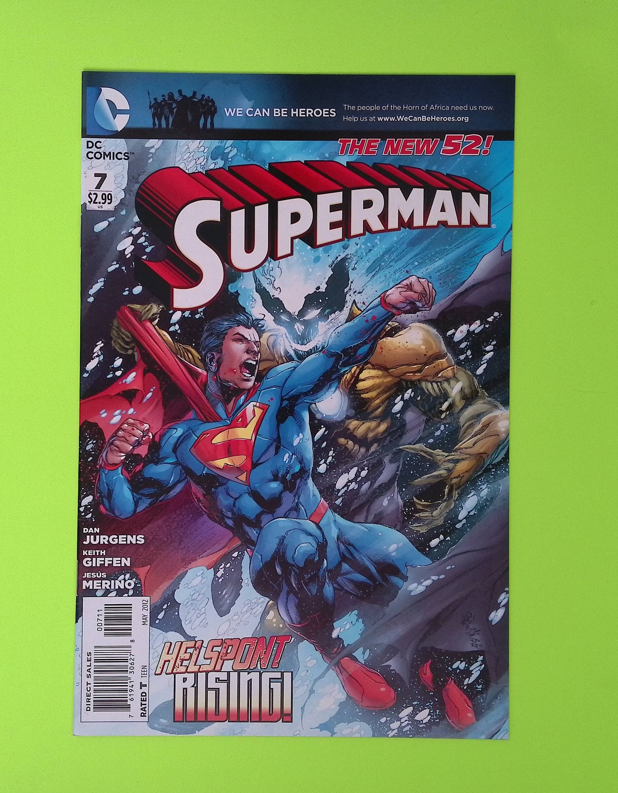 Superman #7 Vol. 3 2012 DC Comics 8.0 Comic Book X97-76 Superman #7 Vol. 3 2012 DC Comics 8.0 Comic Book X97-76