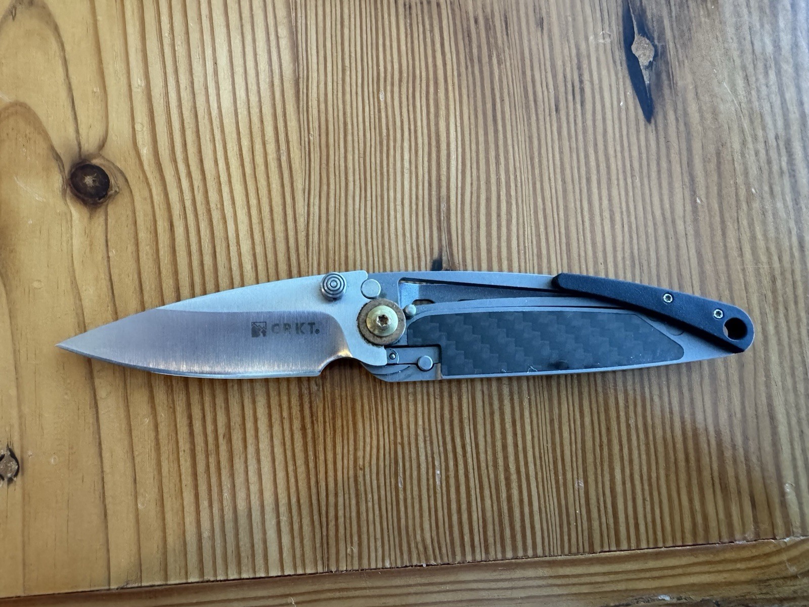 CRKT 5650 DISCONTINUED K.I.S.S. Ed Halligan Folding Drop Point Never Used CRKT 5650 DISCONTINUED K.I.S.S. Ed Halligan Folding Drop Point Never Used