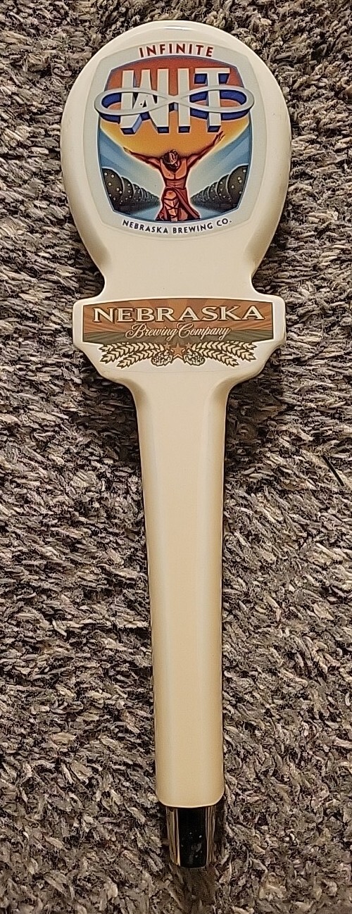 Nebraska Brewing Co Infinite Wheat Beer Tap Handle- 12.5\