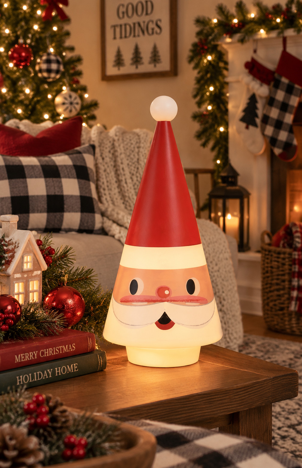 Mr. Christmas 24” Blow Mold Retro Santa Tree - Vintage style , Brand New Mr. Christmas 24” Blow Mold Retro Santa Tree - Vintage style , Brand New