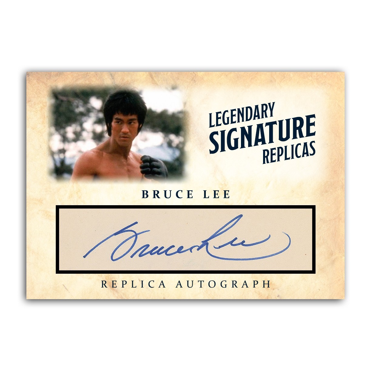 Bruce Lee ACEO Replica Autograph ACEO Novelty Collectible Card