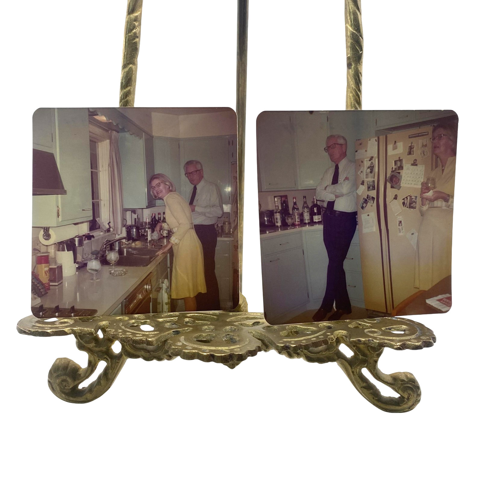 Vintage 1974 Family Life Kitchen Party Lot 2 Photos 3.5x3.5 Color Orig