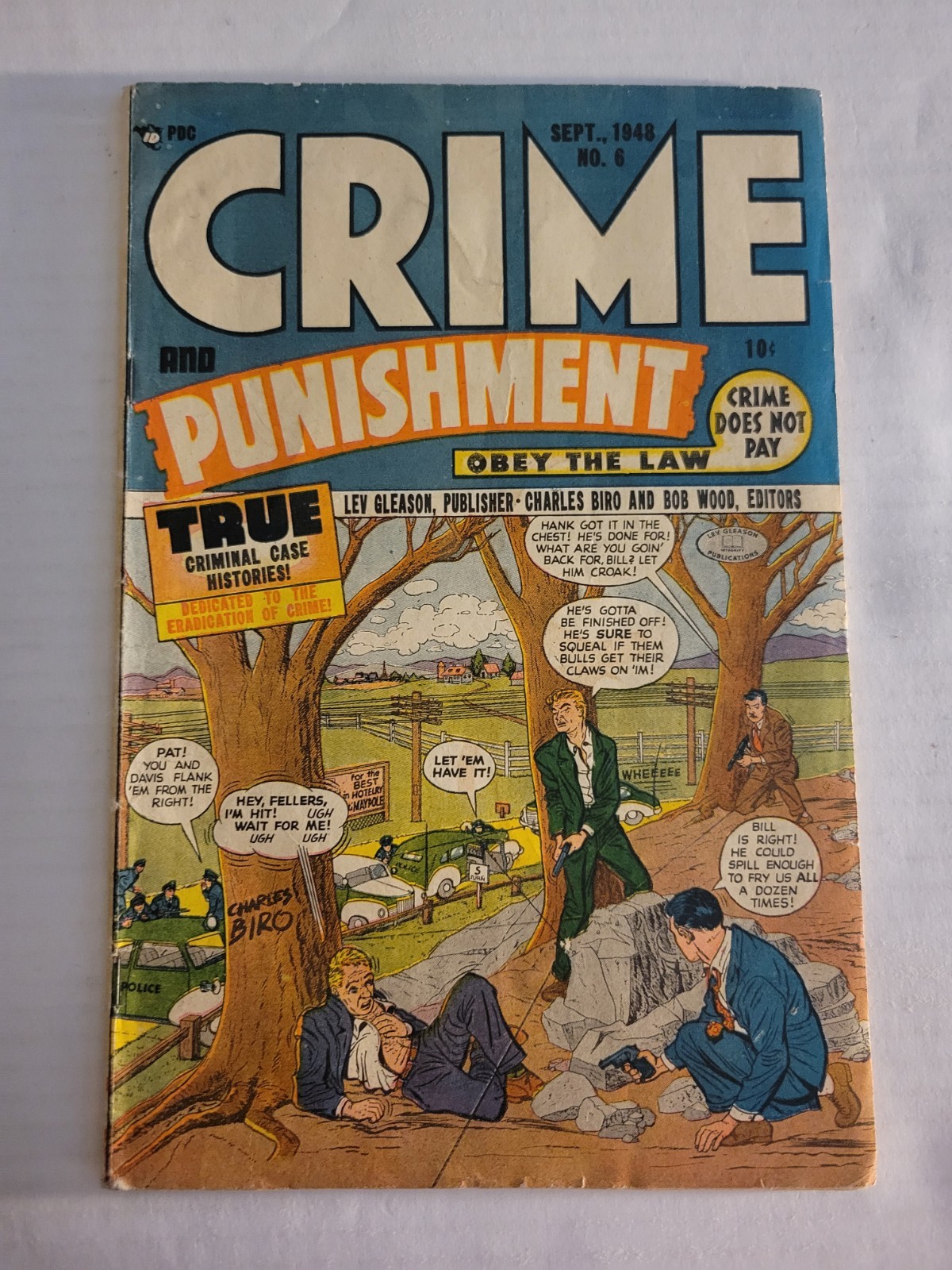 CRIME AND PUNISHMENT #6 1948 Golden Age OBEY THE LAW